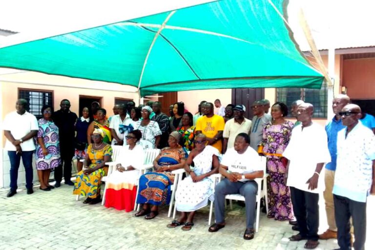 Hon Abla Dzifa Gomashie Pays Courtesy Call on Queen Mother of Asogli State Mamaga Akua Dei