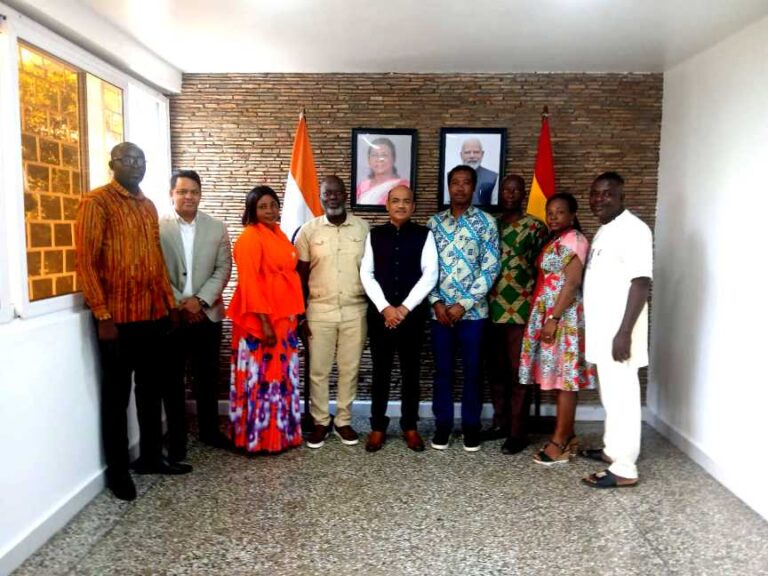 Greater Accra GNAFF Executives Pay Courtesy Call on Indian High Commissioner