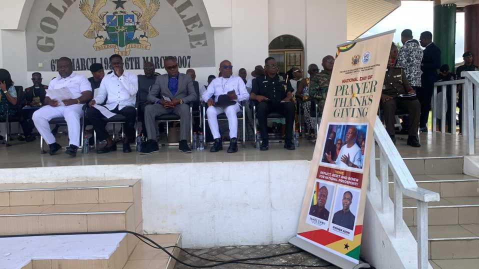 National Thanksgiving and Prayer on going at Ho Jubilee Park