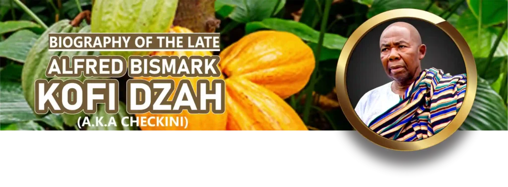 Biography of the late Alfred Bismark Dzah