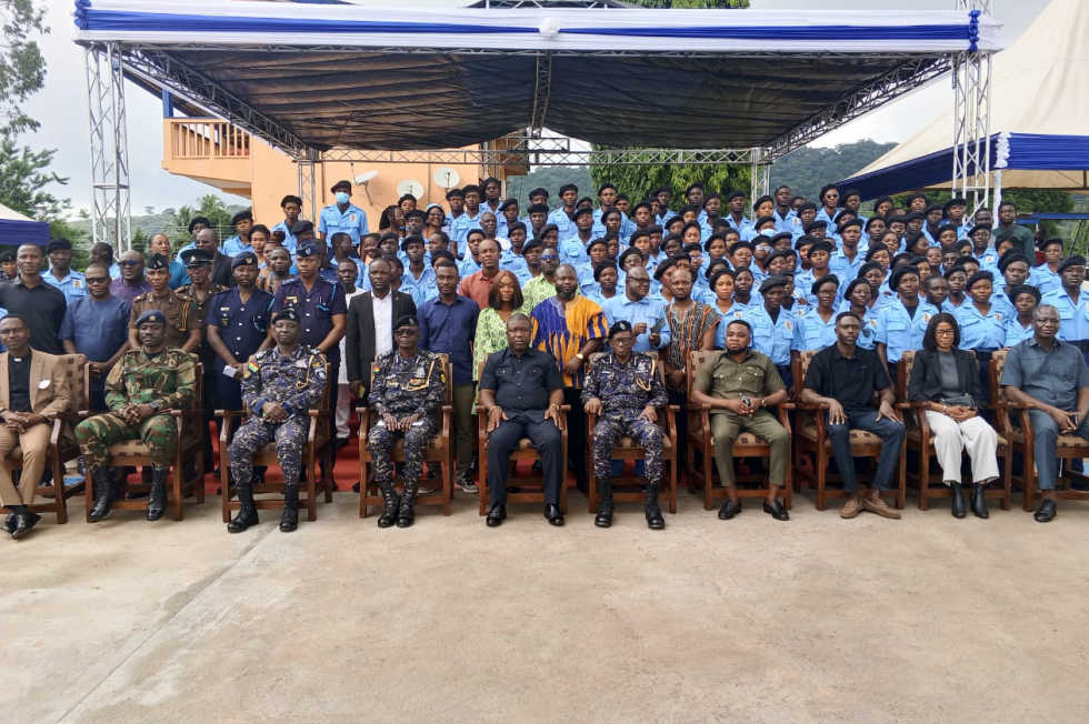 945 Community Protection Assistant have graduated at Ho police Training School