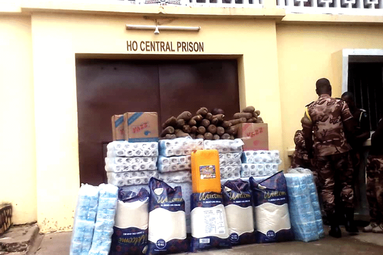 GPRTU Ho Branch 8 Donates to Ho Central Prison Inmates