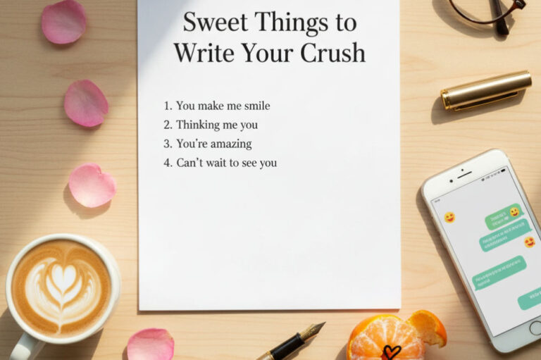 Sweet Things to Write Your Crush
